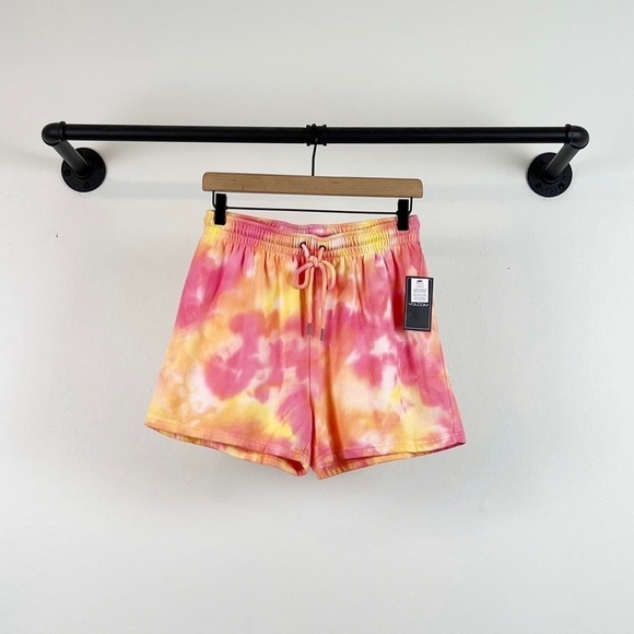 NWT Volcom Truly Stoked Tie Dye Multi Drawstring Shorts - Picture 4 of 8